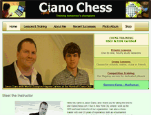 Tablet Screenshot of cianochess.com